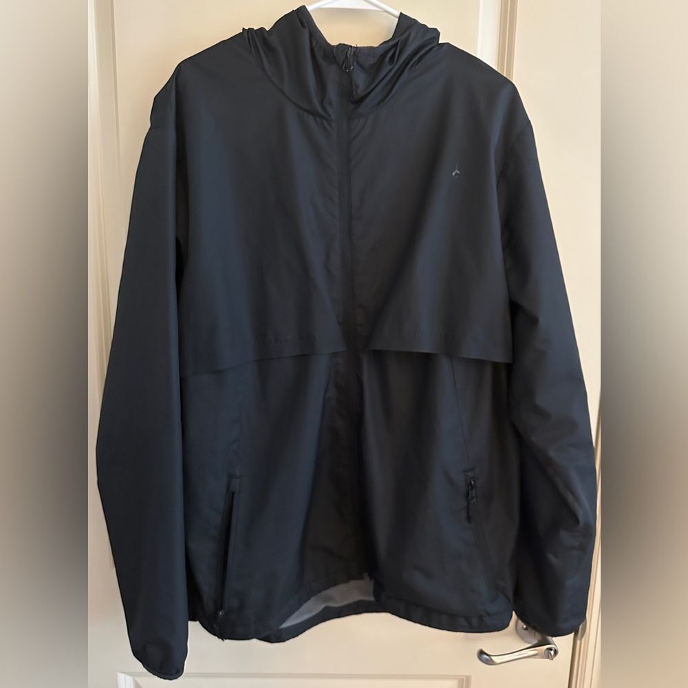 Champion Target Black Zip Up Windbreaker Jacket Size Large